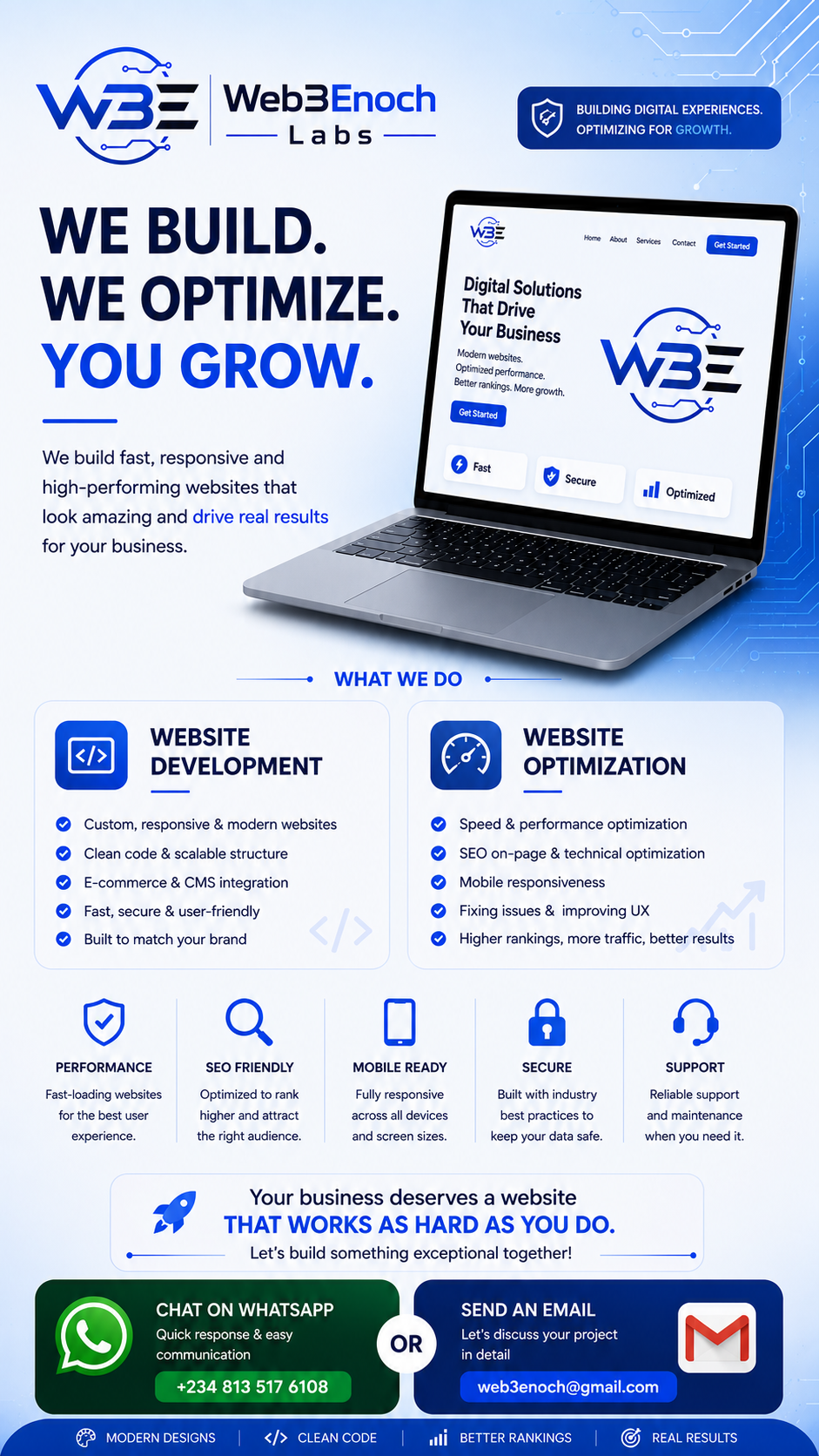 I design web solutions for SMEs to scale their business reach and impact their customer base
